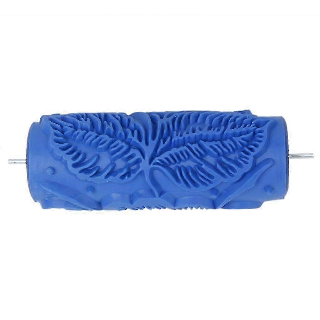 15cm Blue Floral Pattern Roller