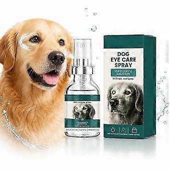 Lutein EyeSurround rensespray for hunder, 20 ml bærbar, mild daglig øyespray for kjæledyr, dryppfri spray, pleieløsning for hunder i alle størrelser