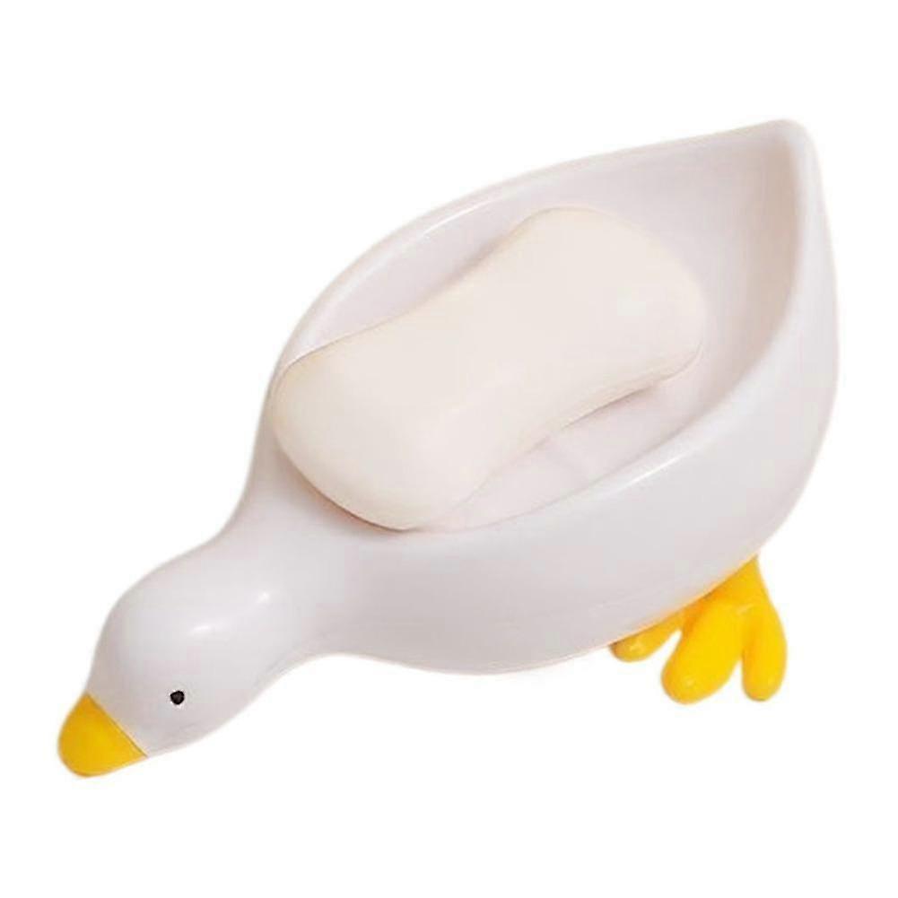 Duck-Shaped Soap Dish Auto Drain
