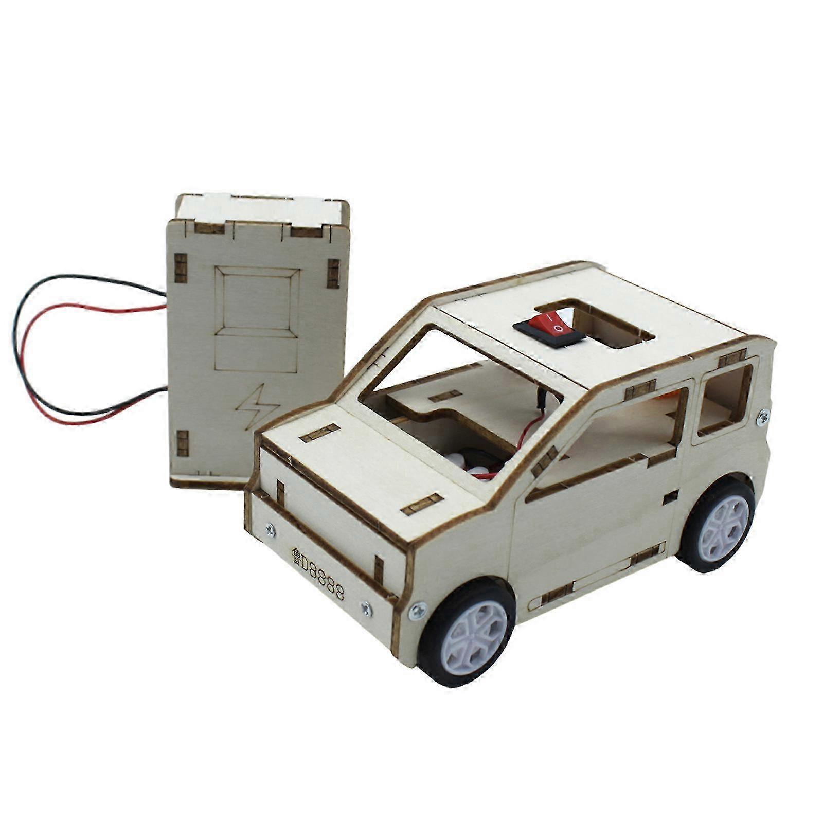 Wooden Electric Vehicle Assembly Kit