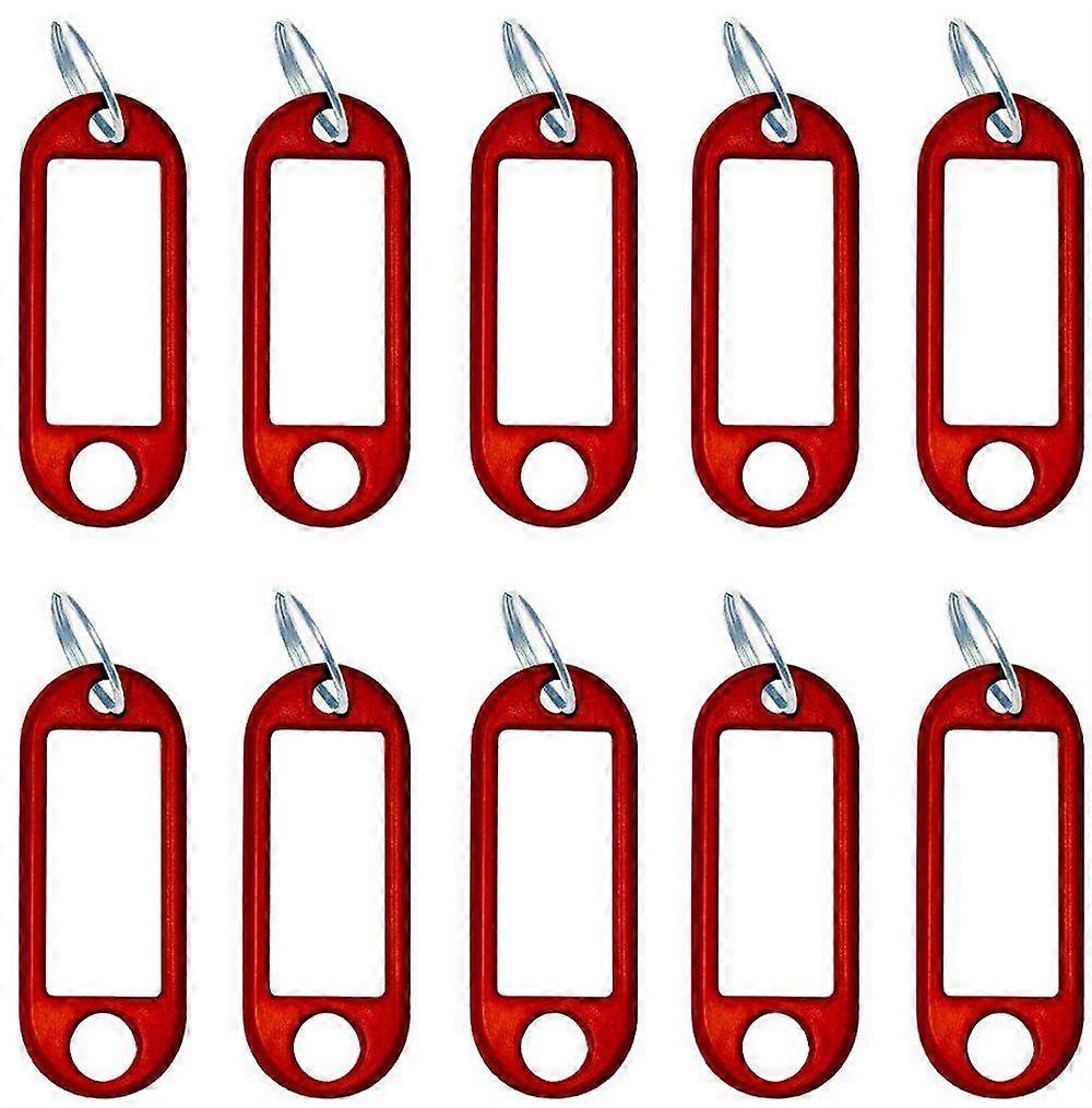 keychain set "keychain inscribable to write on" (10 pcs)