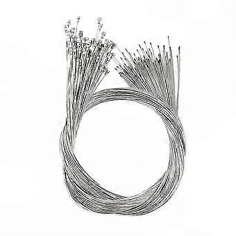 Universal Bike Brake Tube Cable Kit - 16Pcs Shifting Cable Replacement Set, Silver