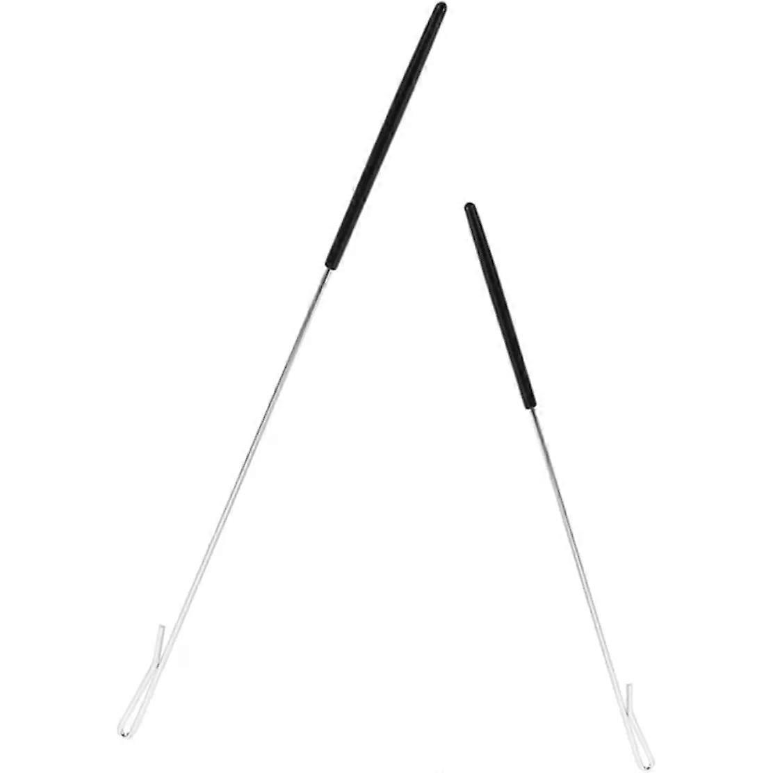 2pcs Ventriloquist Puppet Arm Control Rods with Plastic Handle