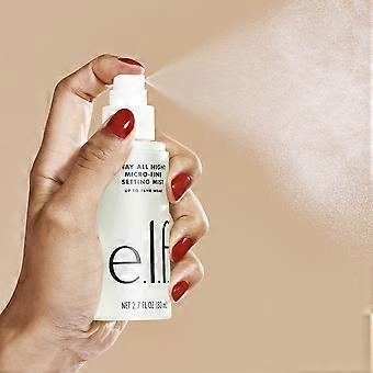 E.l.f. Cosmetics Stay All Night Micro-fine Setting Mist Cucumber 2.70 Fl Oz
