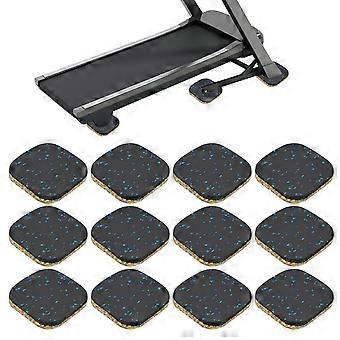 Floor protection mats, shock-absorbing - 12 pieces - Blue foam rubber - 10x10x1.5 cm.