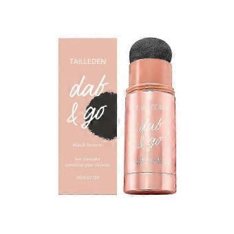 Hair Concealer Powder, Dab & Go Hairline Fill Powder - Black Brown