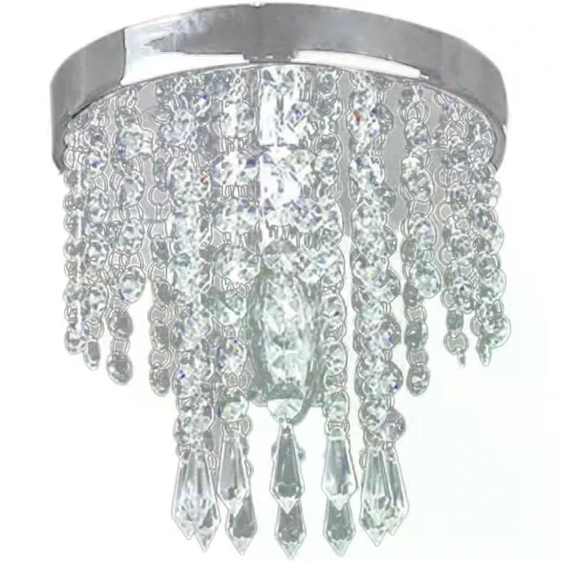 Modern Crystal Chandelier Ceiling Light, 5W E14 LED