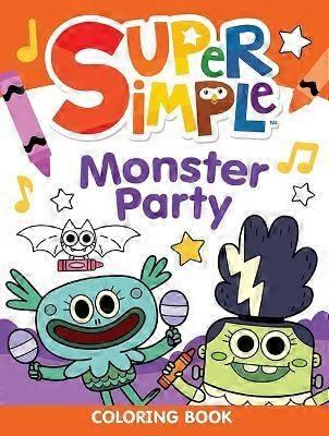 Super Simple Monster Party Coloring Book