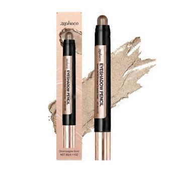 Eyeshadow Stick, Cream Shimmer Eyeshadow Pencil, One-Swipe Smooth Glitter Eye Makeup, Long Lasting Smudge-Proof Pearlescent Eyeshadow, 3 Colors for Da