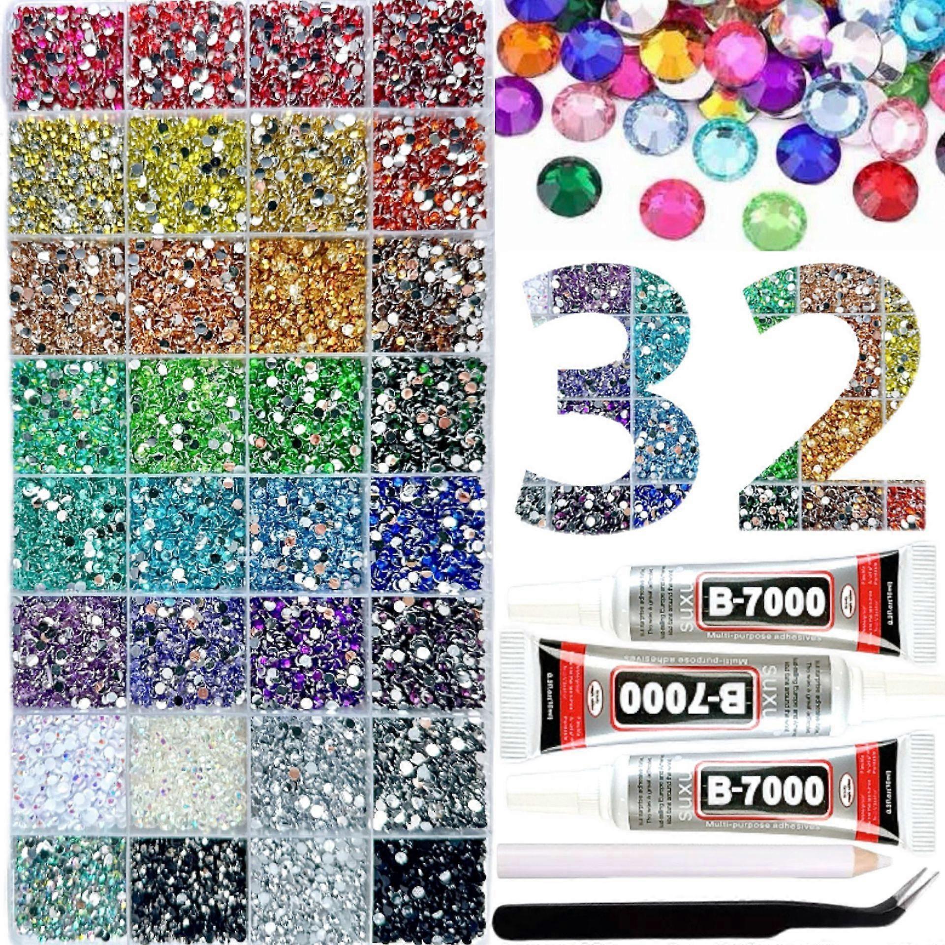 2mm Rhinestone Craft Kit 32000 pcs
