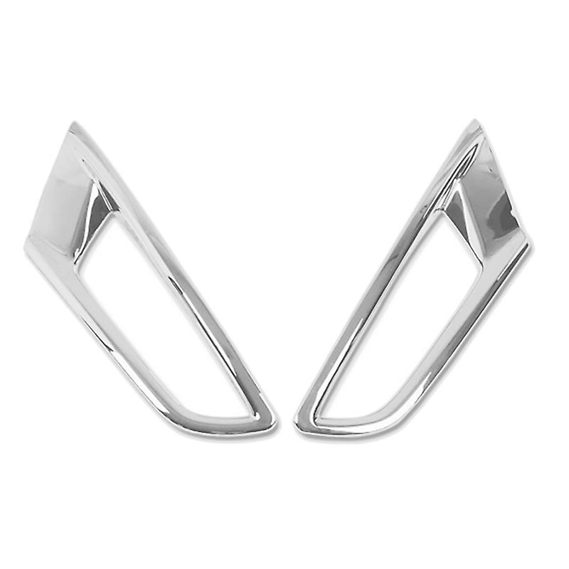 For CX3 -3 2016 2017 2018 ABS Chrome Rear Fog Light Lamp Cover Foglight Bezel Decoration Frame