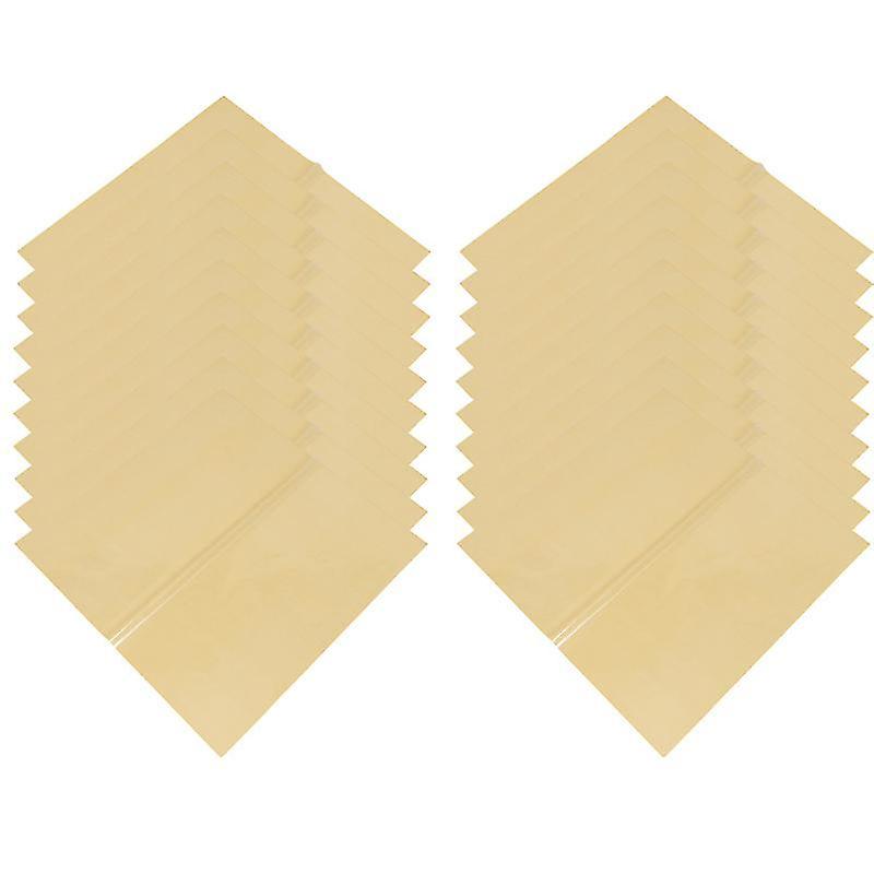 58X58cm Golden Wrapping Paper 20pcs Waterproof Gift Flower Decorative Wrappers Plain Color Crystal C