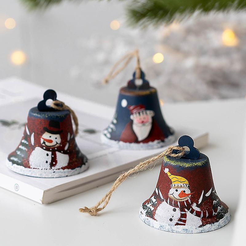 3pcs Christmas Bells, Christmas Decorative Bells
