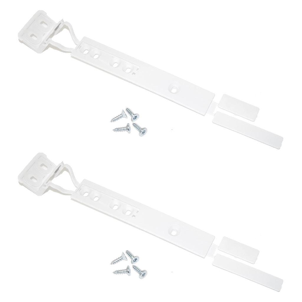 2 x Universal Integrated Sliding Door Hinge Mounting Kit