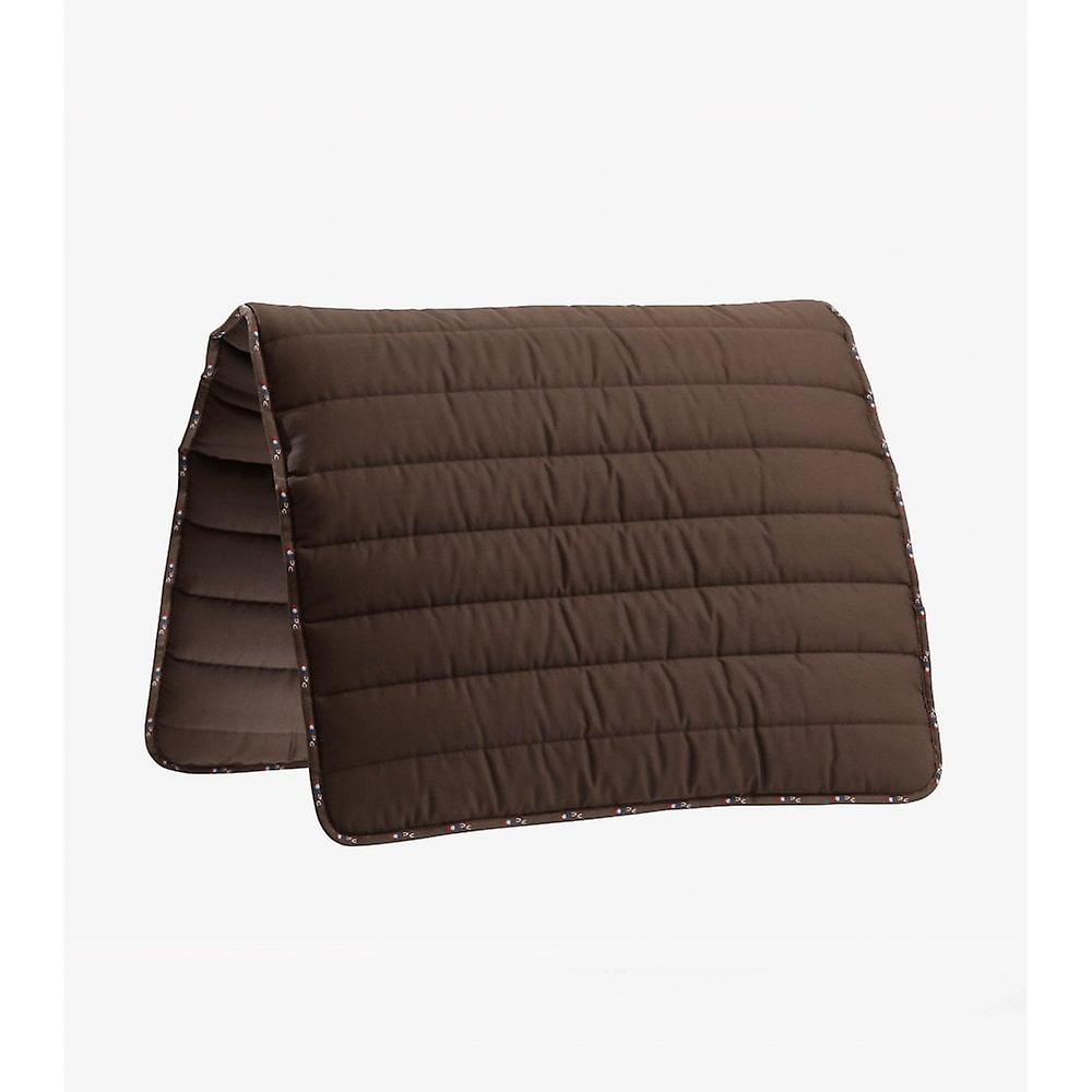 Premier Equine Buster Reversible Full Size Saddle Pad - Brown