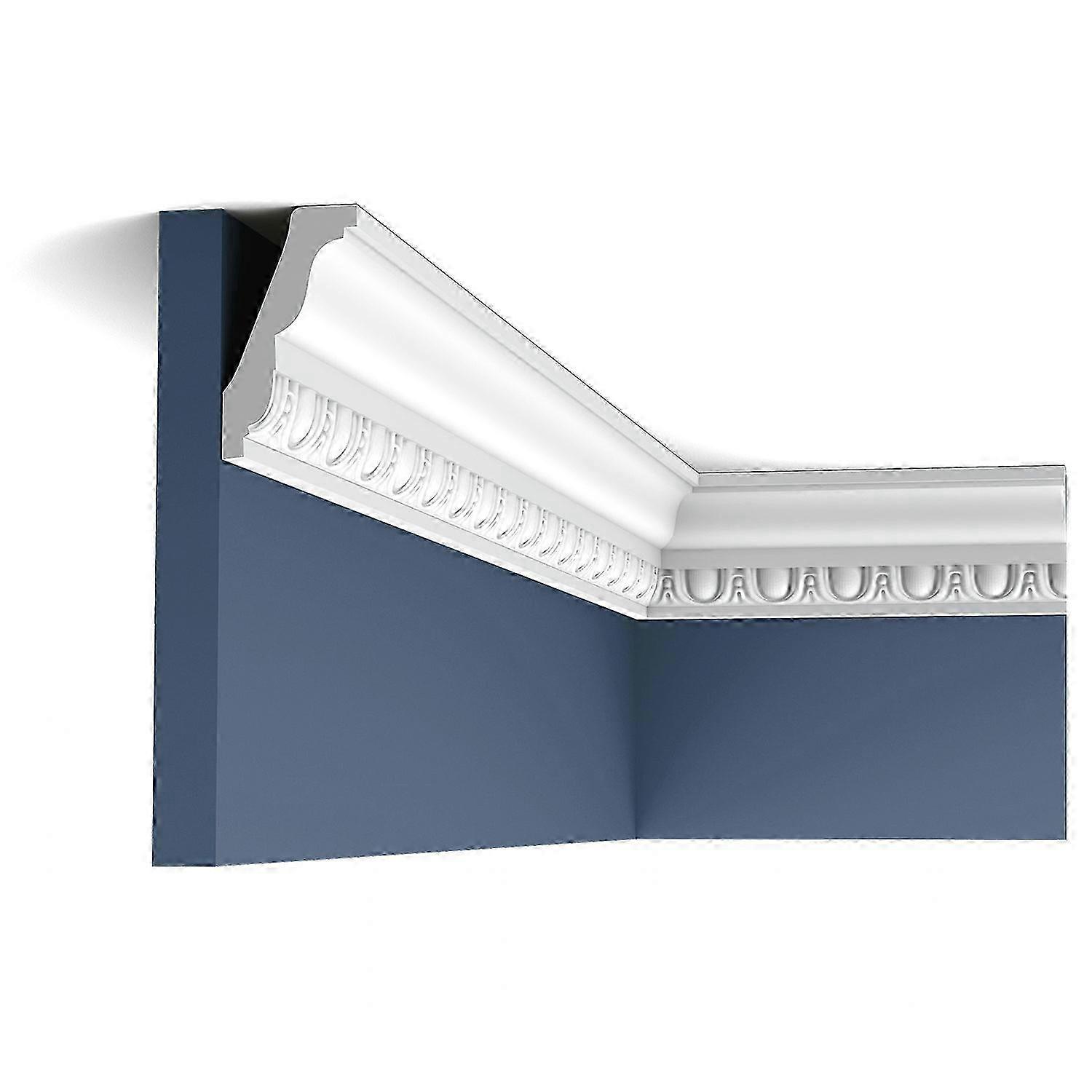 Orac Decor 1 x Cornice moulding C212 LUXXUS white Purotouch® pre-primed lightweight, sturdy, dimensionally stable
