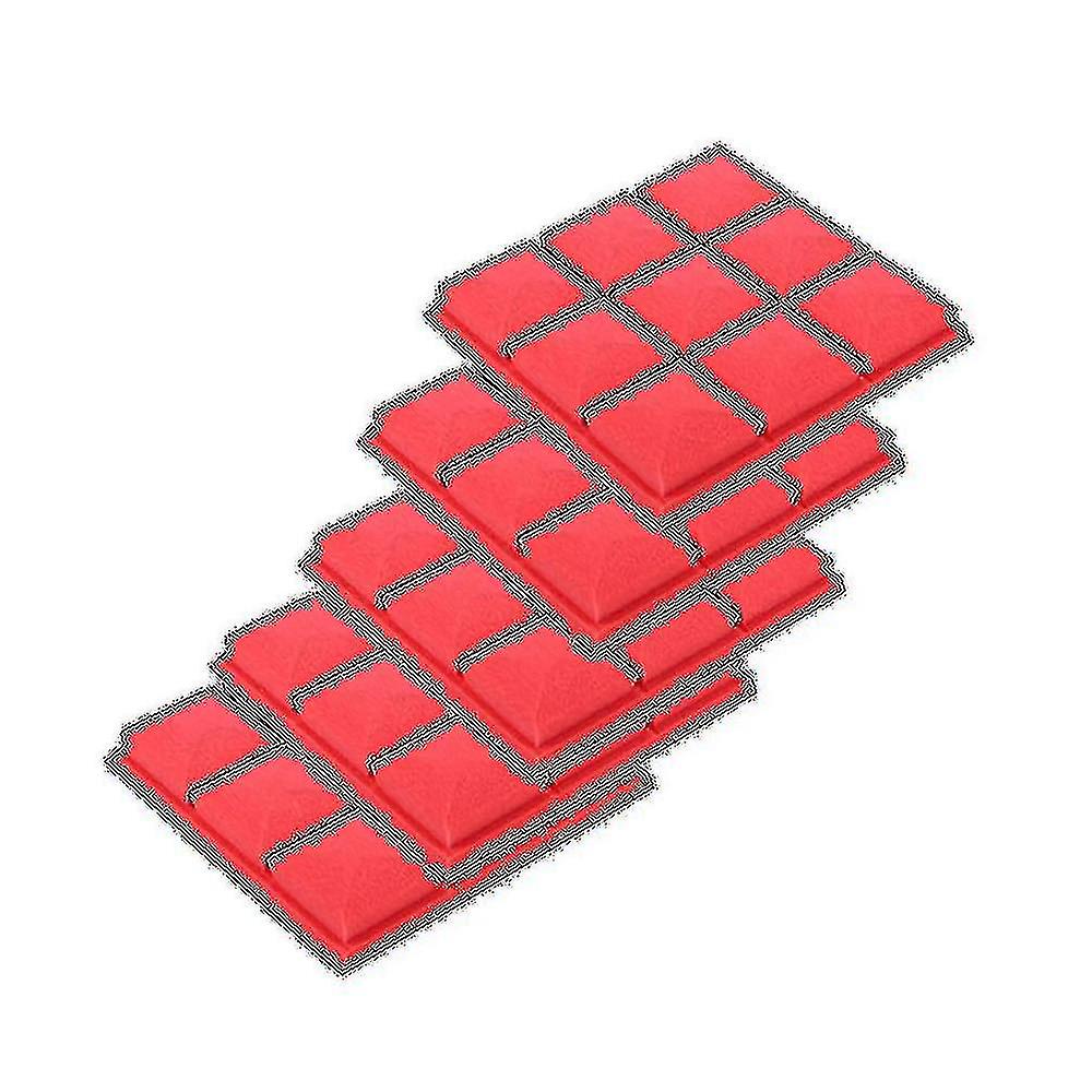 Acoustic Foam Panels, 5 Pack 30x30x5cm Mushroom Studio Wedge Tiles, Sound Panels Sound Proof Foam P