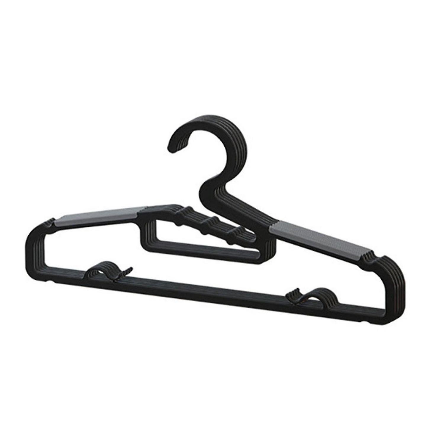 Plastic Clothes Rack Black Multi-purpose Non-slip Hanging Clothes Rack Thickening Thicker Drying