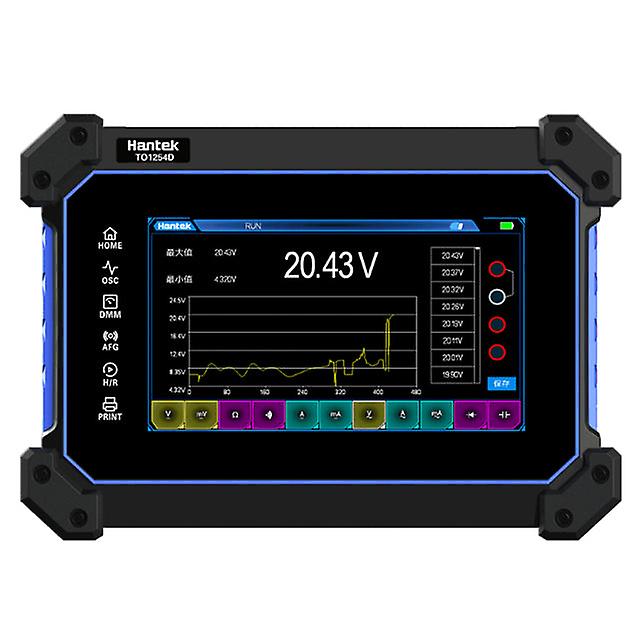 Hantek multifonction écran tactile complet tablette oscilloscope numérique To1152d To1202d T01252d To1254c 250m-1g Sa/s 8m Stockage