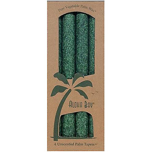 Aloha Bay Candle 9 Inch Taper, Green, 4 Pack (Pack of 1)