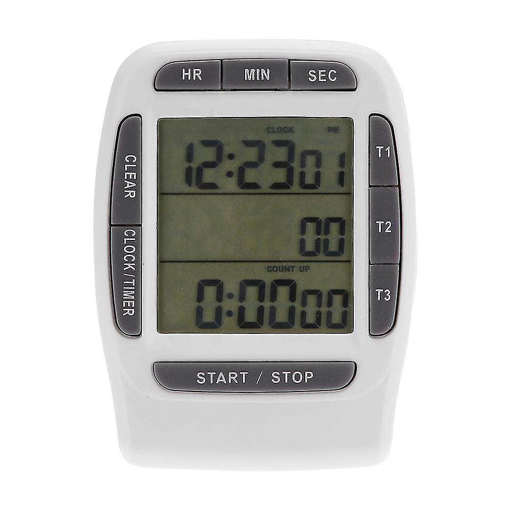 Portable Digital Multi channel 3 Channels Multichannel Timer Accurate Timing Countdown Clock