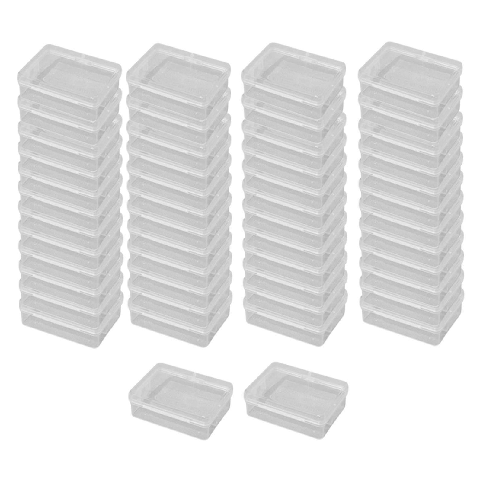 50x Storage Box Case Finishing Container for Crafts Pills Small Accessories