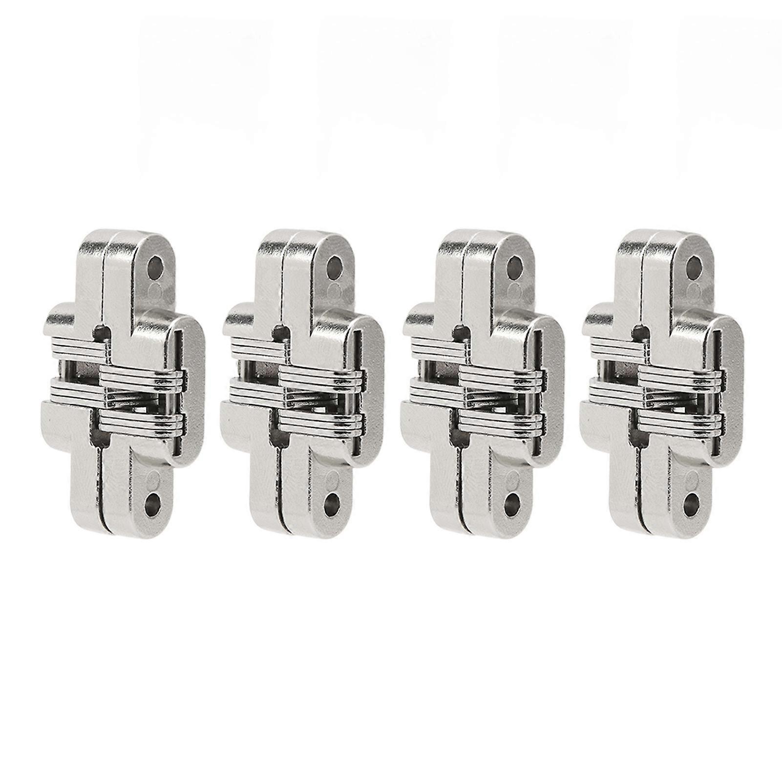Folding Door Hinges, Invisible Concealed Hinges, For Cabinet Doors Wooden Folding Doors Light Rv Counters Or Tables Diy Projects, 180 Degree Rotation