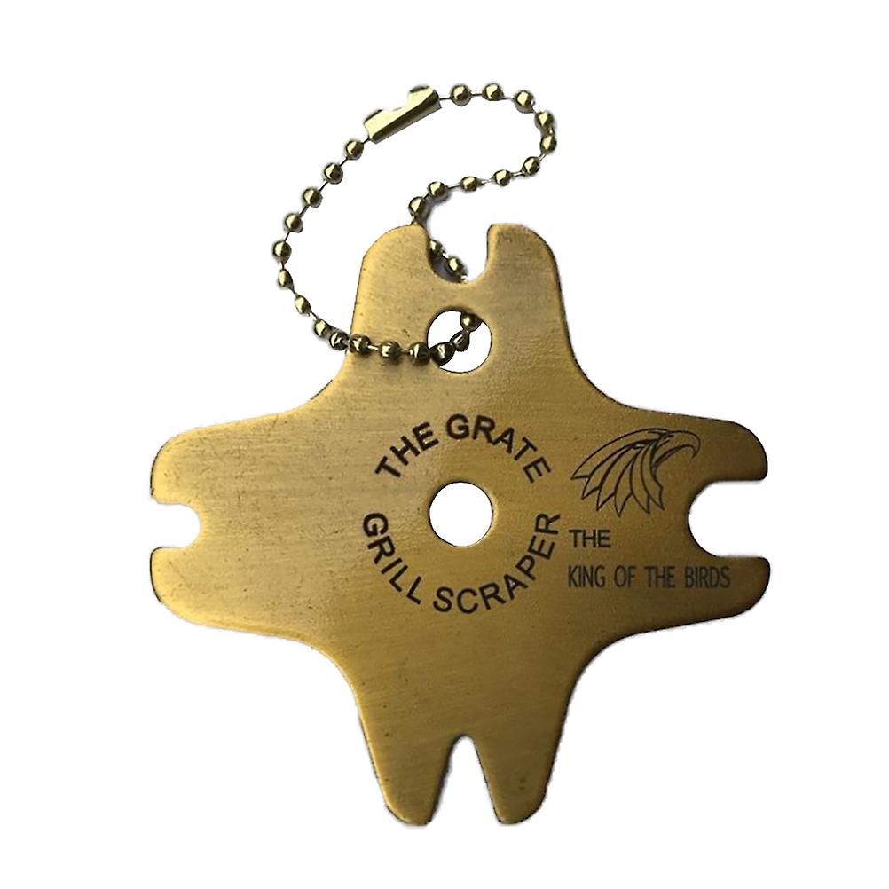 Stainless Steel Grill Scraper Cleaner 6.5CM 2mm Thick Tool