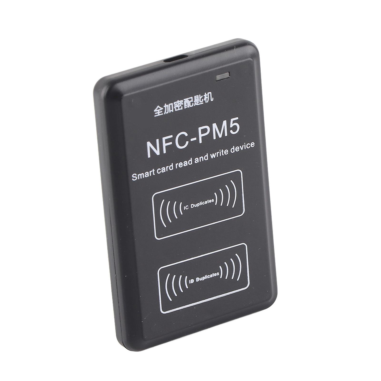 NFC Card Duplicator Encrypted Decoding 125KHZ 13.56MHZ ID IC Card Reader Writer for Residential Elevator Attendance