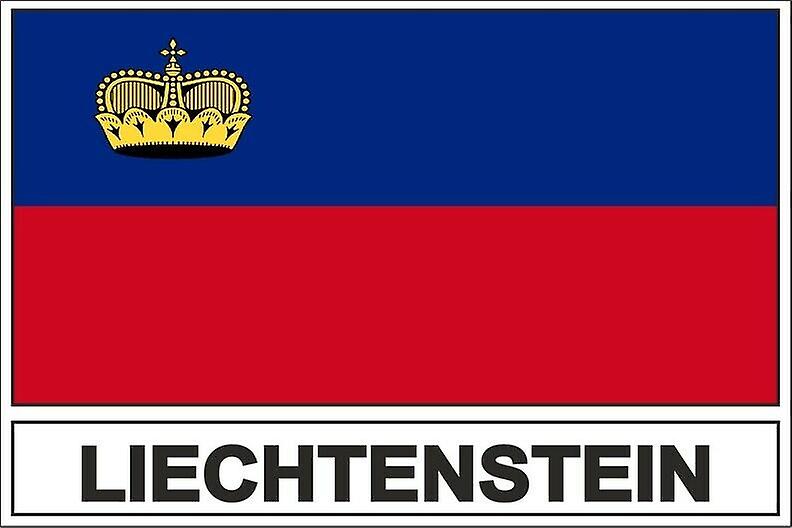 STICK sticker flag FL Liechtenstein