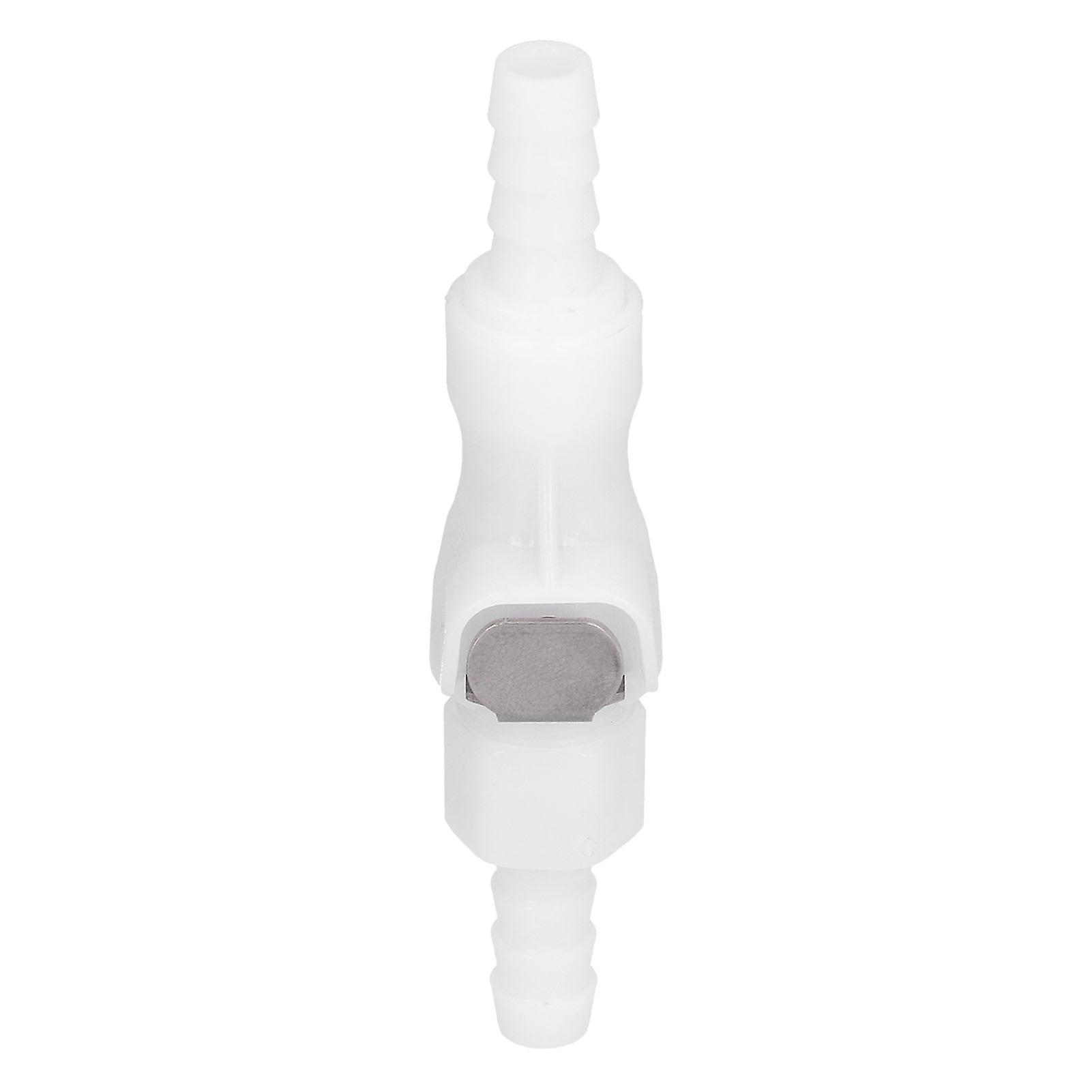 Connecteur rapide 1/4 po en plastique de qualité alimentaire, connecteur de bière 120 psi avec raccord de tube d'arrêt