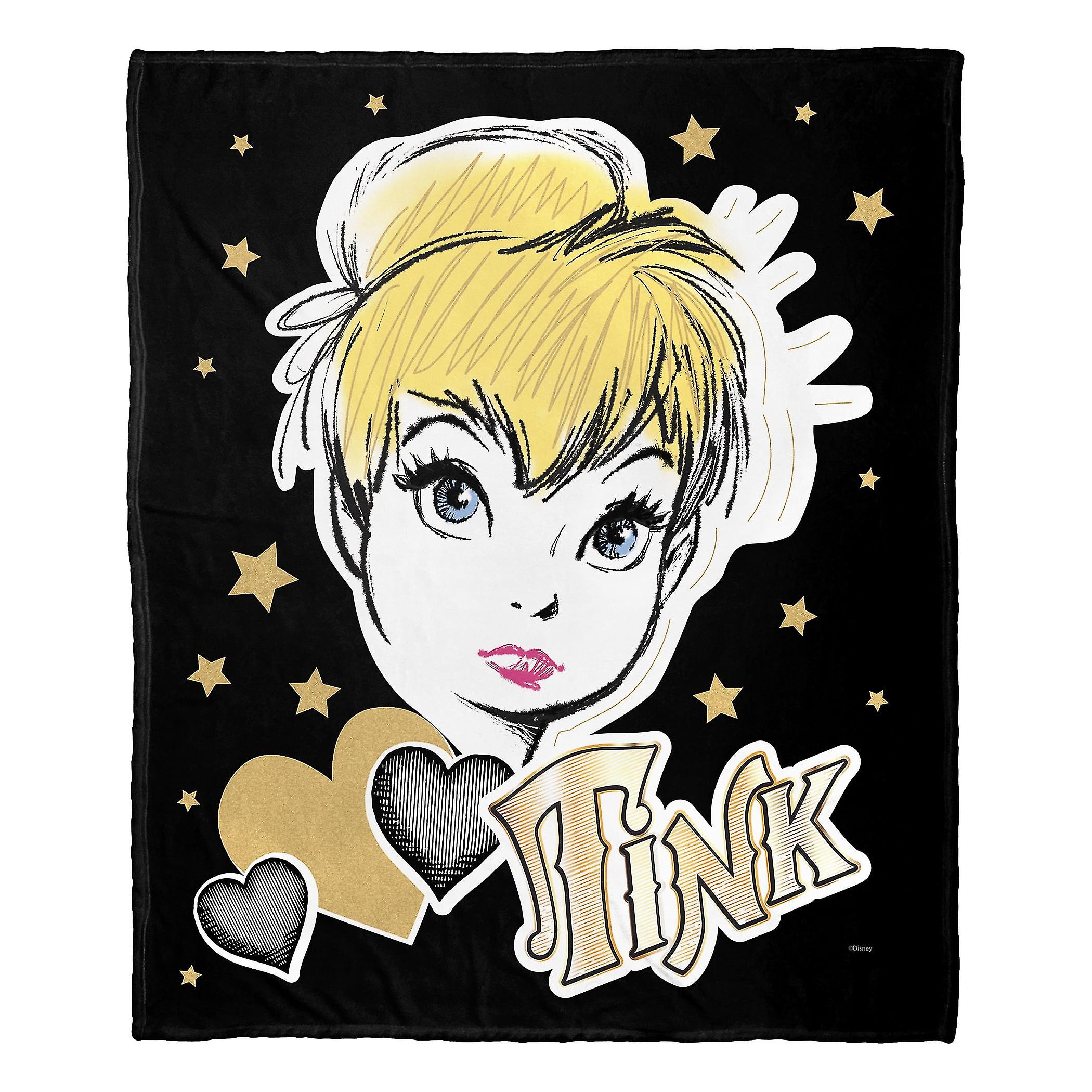 Tinkerbell; Sparkle Power Aggretsuko Comics Silk Touch Throw Blanket;-yhju157