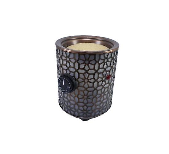 Sand Turkish Coffee Maker Brown Round Small Lazer With Pot 110 ~ 230 Volt