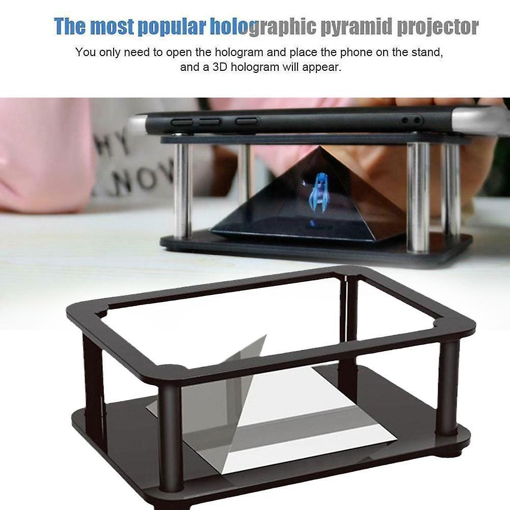 3D Holographic Display Stand Projector Mobile Phone H6Y9 Bracke Hologram Q5I3