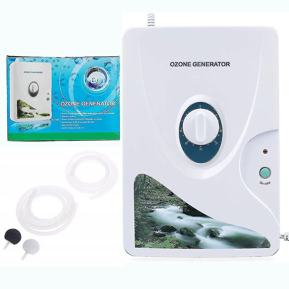 Multi-purpose Ozone Generator And Purifier Air Water Oil Ozonator,ozone Machine For Water, Fruit, Vegetable, Home And Office Using,white