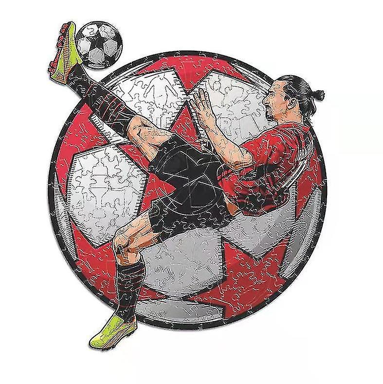 Jigsaw Puzzle Game Wooden Messi For Kids