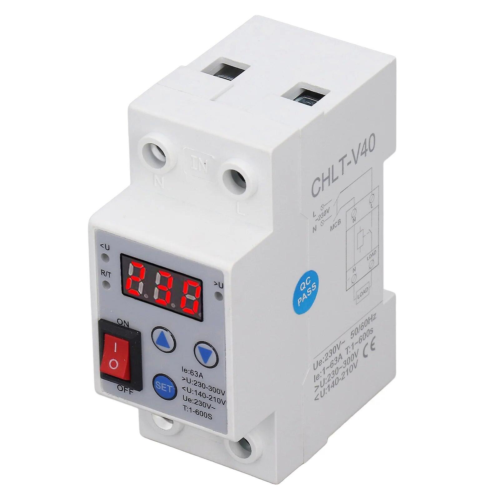 Over under voltage limiter fireproof volt volt protection device for power supply~6595