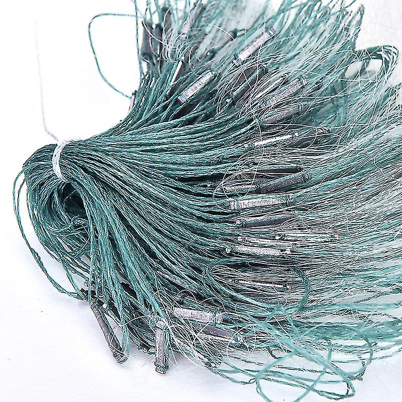 25m 3 Layers Monofilament Gill Fishing Net With Float Fish Trap Fishing Tools Hfmqv