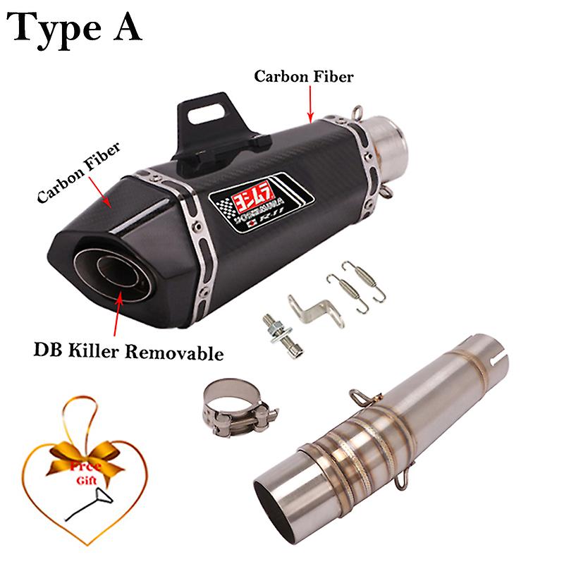 Für honda nc700 nc700x nc750 nc750x nc750s 2005-2012 Motorrad Yoshimura Auspuff Schall dämpfer Mid Link Pipe Carbon DB Killer