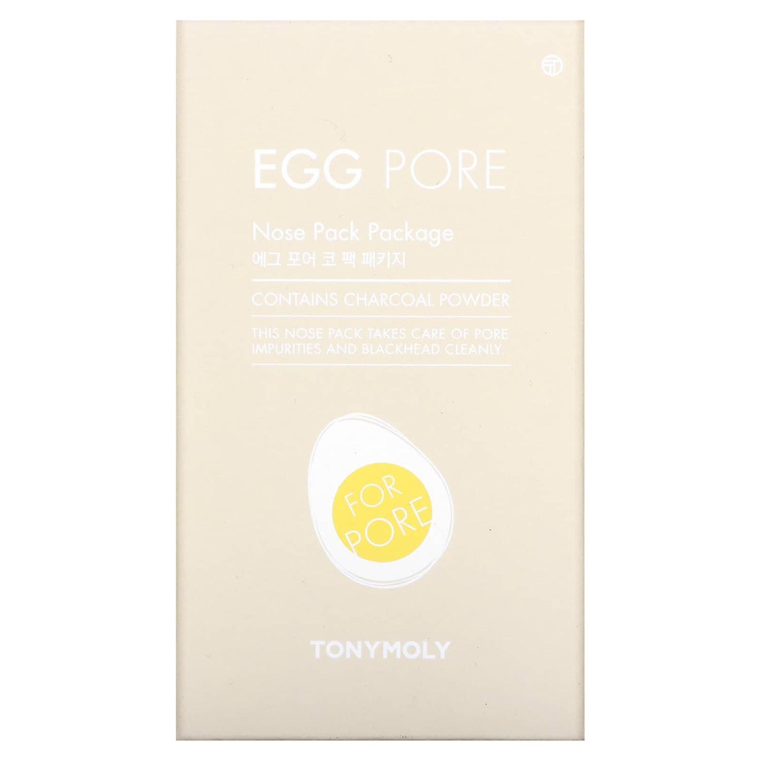 Tony Moly, Egg Pore, Nose Pack Package, 7 Packs