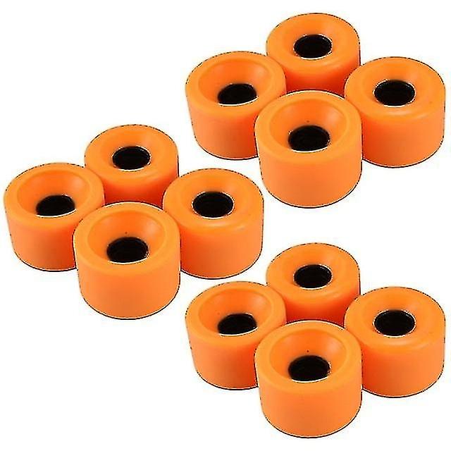12 parçalı kaykay tekerleği elastik PU aşınmaya dayanıklı esnek ve dayanıklı 65x45 Pu kaykay tekerleği s
