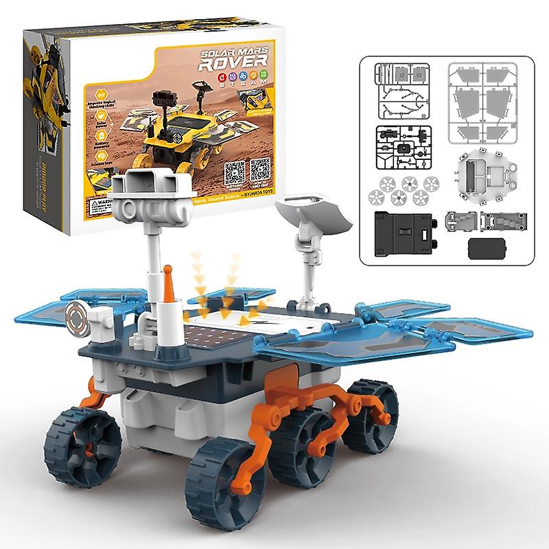 HXC0101 DIY Solar Powered Mars Rover Student Assembly STEM Kit Electric Explore Vehicle Model Scienc