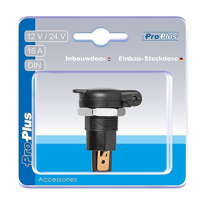 Recessed socket DIN 12V/24V-16A in blister