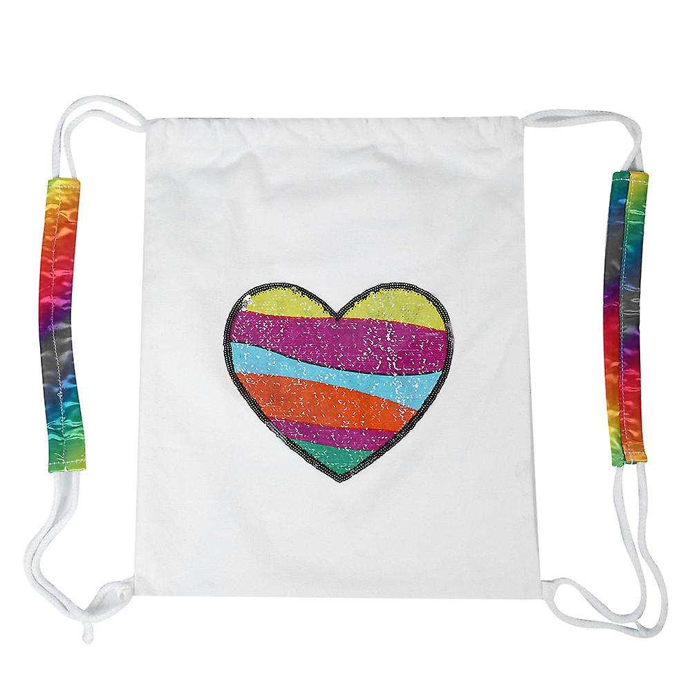 Sequin Backpack, Drawstring Bag, Outdoor Travel