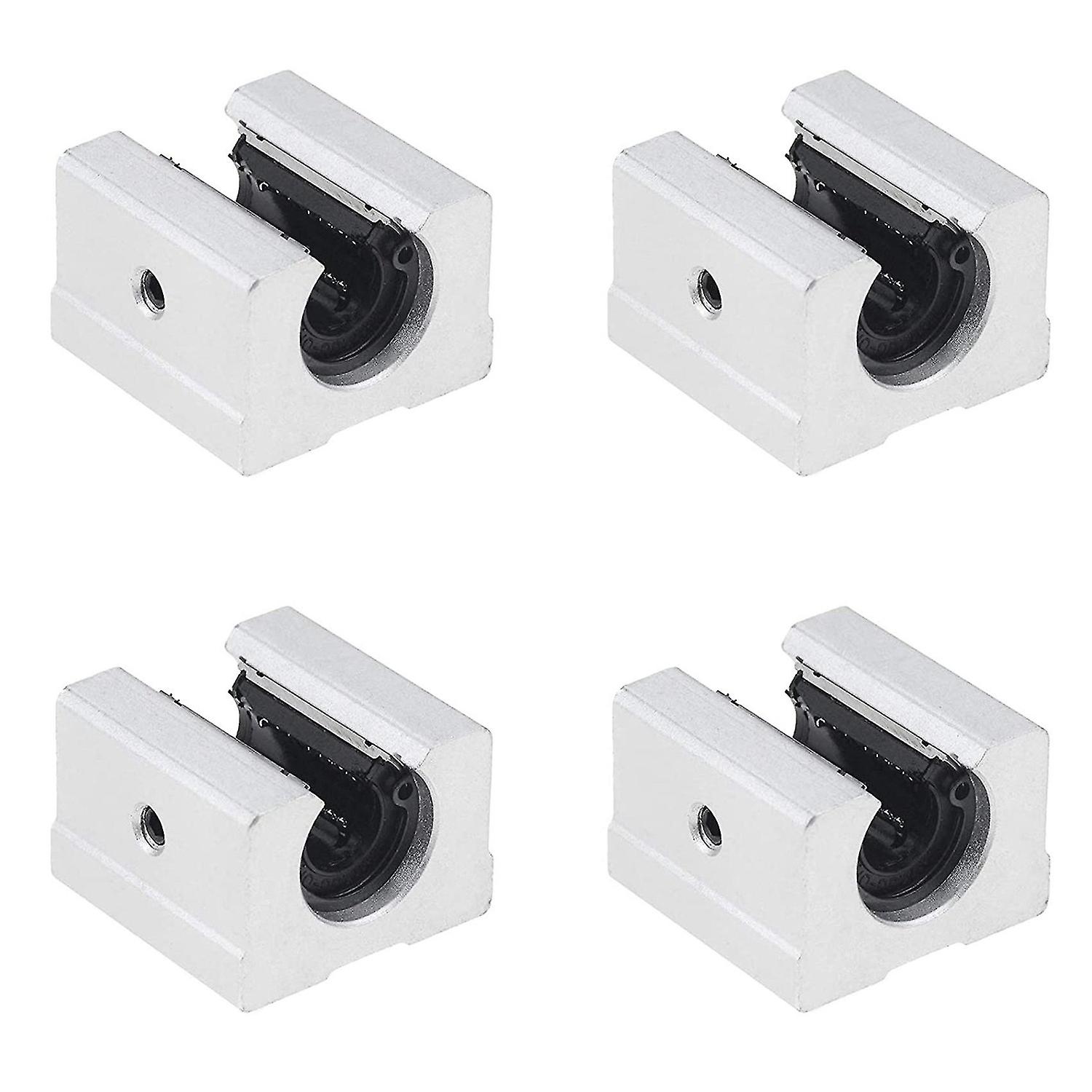 4 Pcs Sbr20uu Linear Ball Bearing Slide Block For Sbr20 Linear Rail Guide