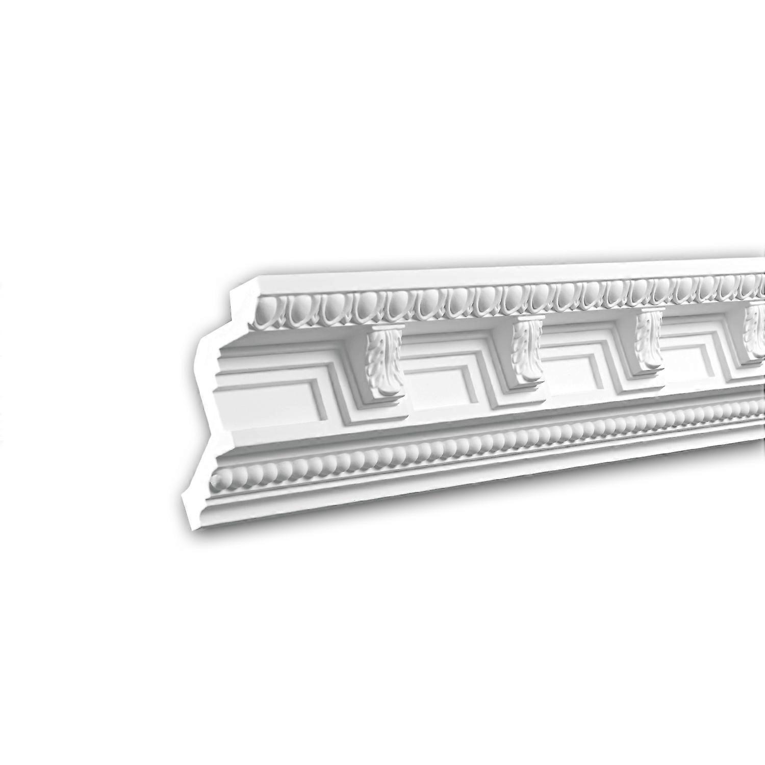 e-Delux GmbH 1 x Corniche 150169F Profhome blanc Polyuréthane prétraité léger, solide, indéformable