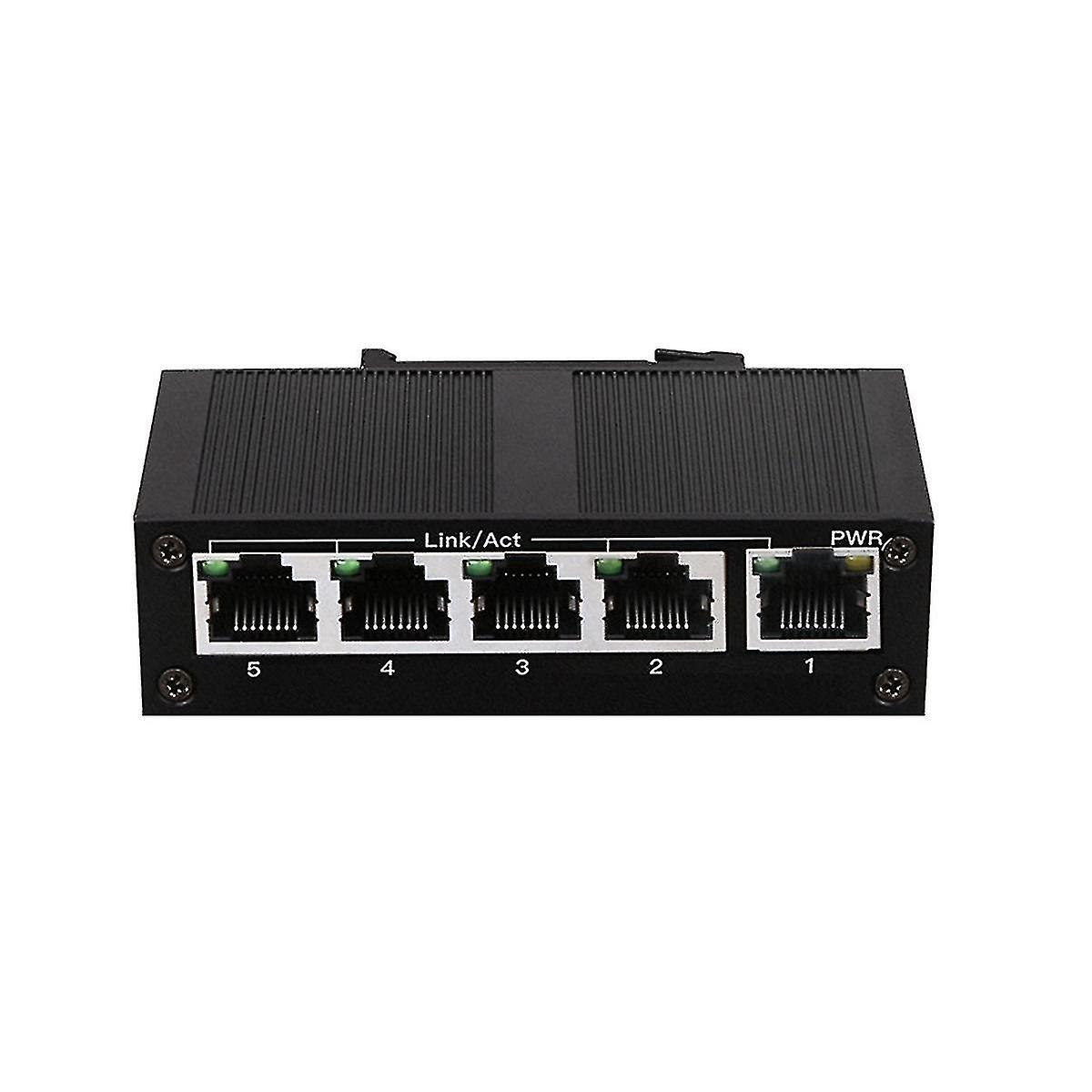 5 Port 100mbps Indrial Grade S Und Rail Type Indrial Splitter Eu P
