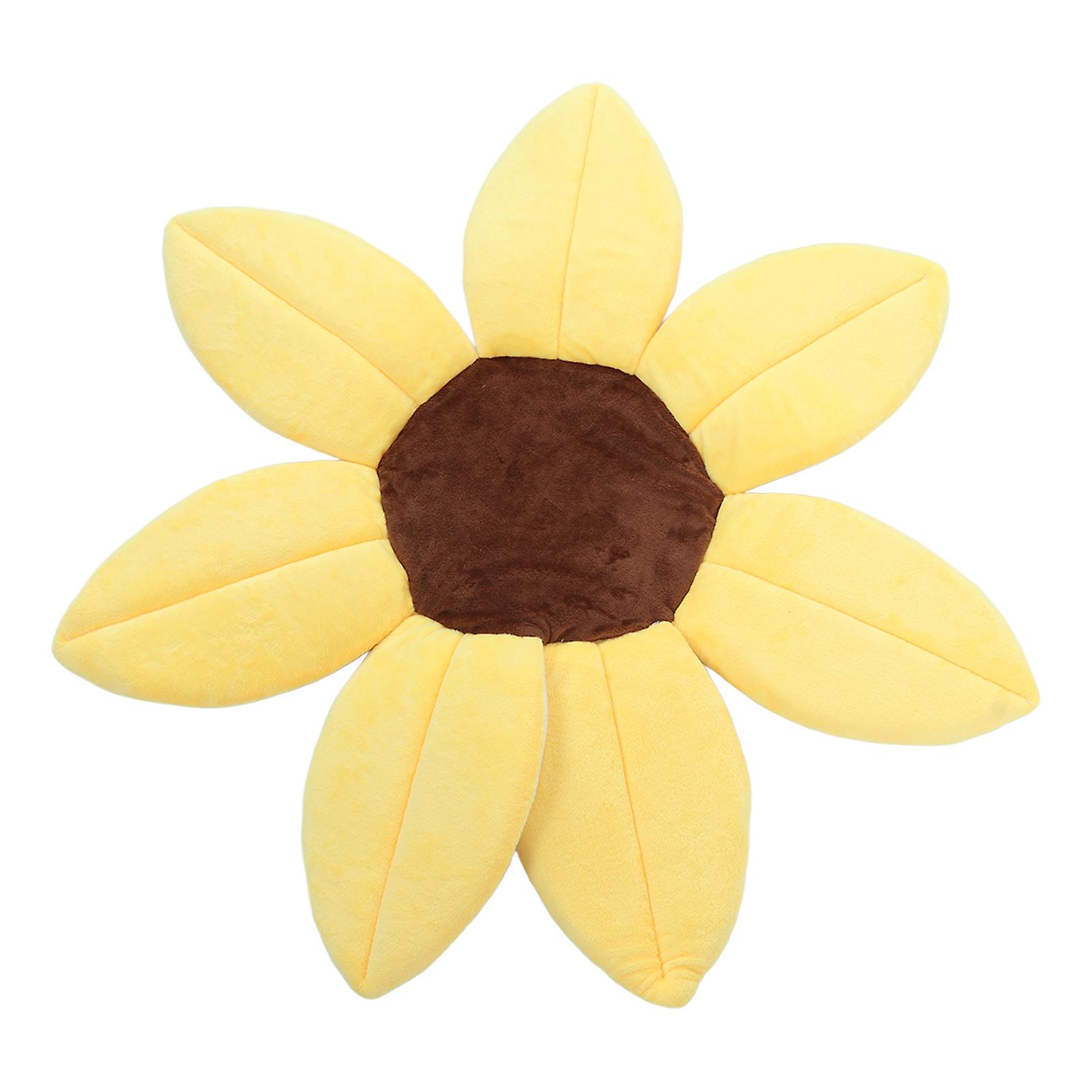 向日葵婴儿沐浴头支撑柔软皮肤友好淋浴间短毛绒海绵花浴垫