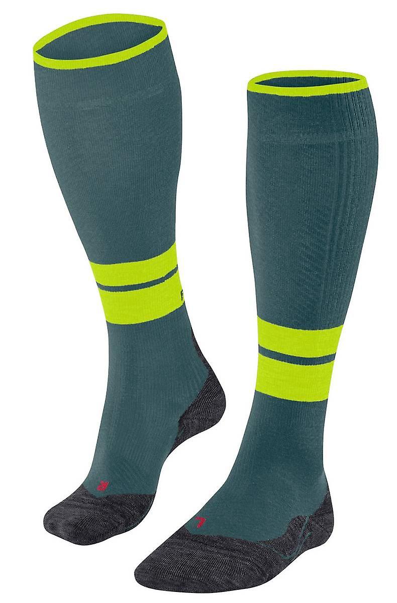 Falke TK Compression W2 Energy Trekking Knee-High Socks - Amazonia Blue