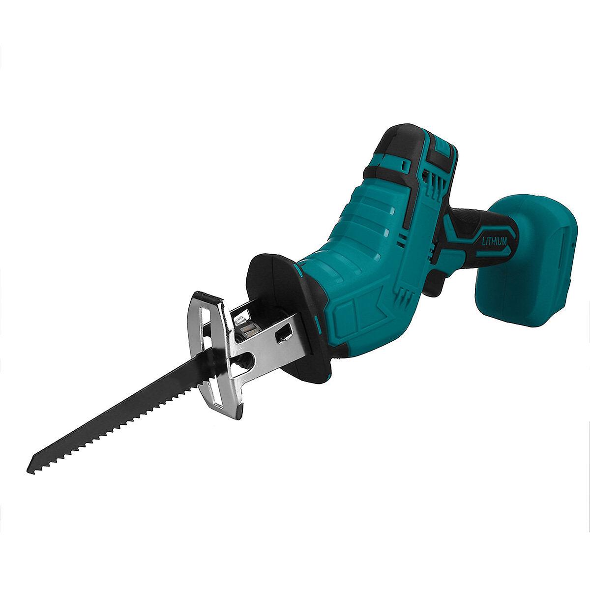 18V Cordless Reciprocating Saw Body With 4 Saw Blades Woodworking Pruning Saw For Makita 18v Battery